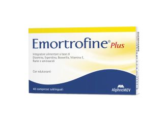 Emortrofine plus 40 compresse sublinguali