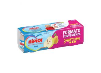 Dieterba omogeneizzato pera 3 pezzi 80 g