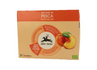 Nettare di pesca bio 3 x 200 ml
