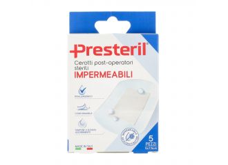 Medicazione medipresteril post operatoria impermeabile sterile 7,5x5cm 5 pezzi