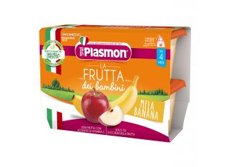 Plasmon sapori di natura omogeneizzato mela e banana 100 g x 4 pezzi