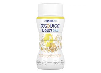 Resource support plus pesca/vaniglia 4 bottiglie 125 ml