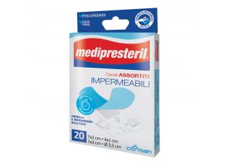 Cerotto medipresteril impermeabile 4 formati assortiti 20 pezzi