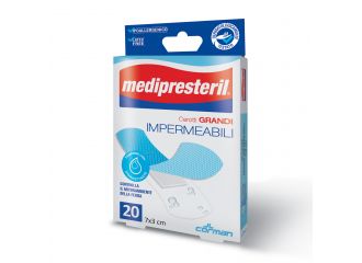 Cerotto grande medipresteril impermeabile 7x3cm 20 pezzi