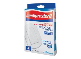 Medicazione medipresteril post operatoria delicata 10x15 4 pezzi
