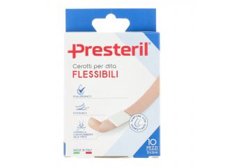 Cerotto per dita medipresteril flessibile 12x2cm 10 pezzi