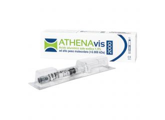 Siringa intra-articolare athenavis 2000 acido ialuronico 1,5% 30 mg 2 ml 3 pezzi