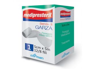 Benda garza medipresteril 12/8 fu misura 5x500cm