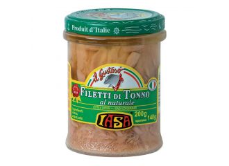 Filetti di tonno al naturale 200 g