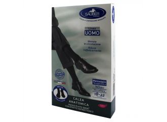 Sauber calza uomo q-skin 140 den colore nero taglia g