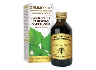 Gemmo 10+ betulla b linfa 100 ml liquido analcolico