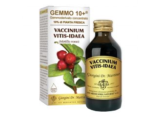 Gemmo 10+ mirtillo rosso liquido analcolico 100 ml