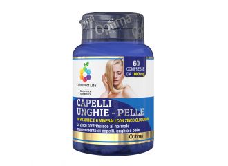 Colours of life capelli unghie pelle 60 compresse 1000 mg
