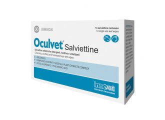 Oculvet salviettine uso veterinario 14 salviettine monouso