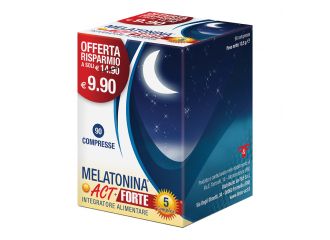 Melatonina act 1mg + melatonina act forte 5mg complex 90 compresse
