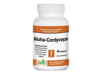 Aloha cordyceps 90 capsule flacone 55,8 g