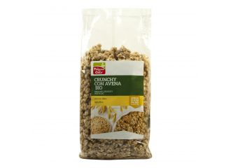 Fsc crunchy con avena bio ad alto contenuto di fibre con olio di girasole senza olio di palma 375 g