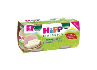 Hipp bio omogeneizzato formaggino prosciutto 2x80 g