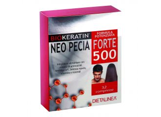 Dietalinea biokeratin neo pecia forte 500 32 compresse 4 blister in astuccio 48 g