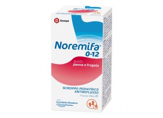 Sciroppo pediatrico antireflusso noremifa 0-12 flacone 200 ml gusto panna e fragola