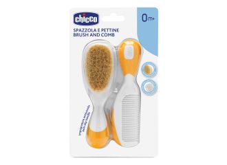 Chicco spazzola + pettine arancione