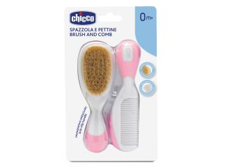 Chicco spazzola + pettine rosa