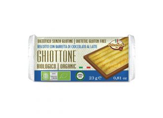 Ghiottone biscotto accoppiato con cioccolato al latte 23 g