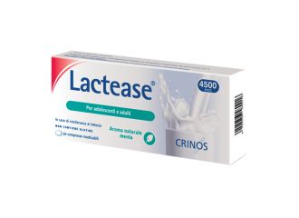 Lactease 4500 fcc aroma menta 30 compresse masticabili