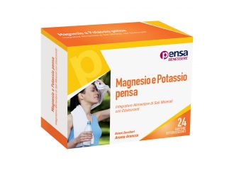 Magnesio e potassio arancia pensa 24 bustine effervescenti
