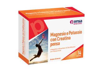 Magnesio e potassio con creatina arancia pensa 14 bustine