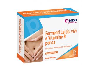 Fermenti lattici vivi e vitamine b 12 vaniglia bustine orosolubili