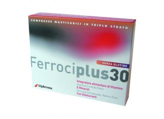 Ferrociplus 30 24 compresse masticabili