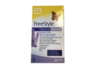 Strisce misurazione chetonemia optium beta ketone 10 pezzi