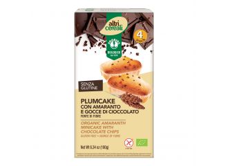 Altricereali plumcake di amaranto con gocce di cioccolato 4 x 45 g