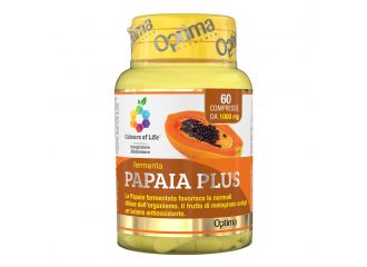 Colours of life fermenta papaia plus 60 compresse 1000 mg