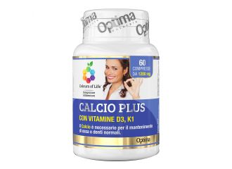 Colours of life calcio plus 60 compresse 1200 mg