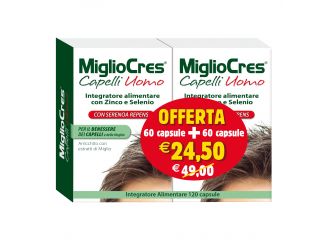 Migliocres capelli uomo 60+60 capsule