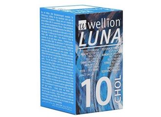 Wellion luna 10 strips strisce per misurazione colesterolo
