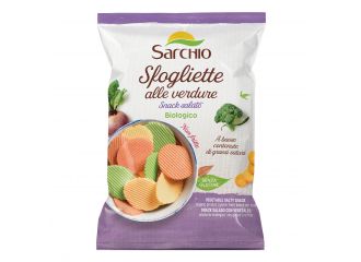 Sfogliette alle verdure senza glutine sacchetto 55 g
