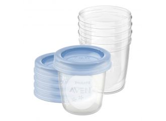 Avent vasetti via coperchio 180 ml 5 pezzi
