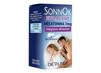 Sonnok fitoactive melatonina 1mg 200 compresse dietalinea