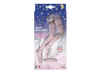 Calza 70 den  linea preventiva night wellness nero 2-m
