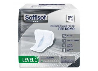 Pannolone per incontinenza sagomato soffisof men level 1 12 pezzi