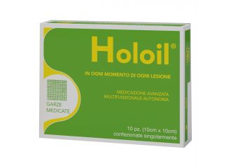 Holoil medicazione garza 10x10cm 10 pezzi