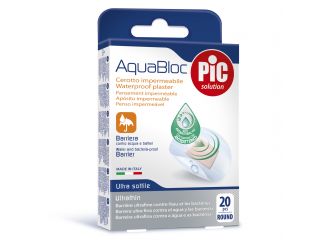 Cerotto pic aquabloc diametro 22 5mm 20 pezzi