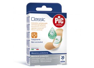 Cerotto pic classic 19x72 mm antibatterico 20 pezzi