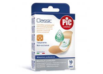 Cerotto pic classic 25x72 mm 10 antibatterico 10 pezzi