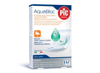 Cerotto pic aquabloc 5x7 sterile antibatterico 5 pezzi