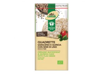 Altricereali quadrette saraceno e quinoa bio 130 g