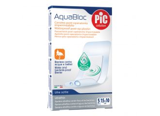 Cerotto pic aquabloc cm10x15 antibatterico 5 pezzi